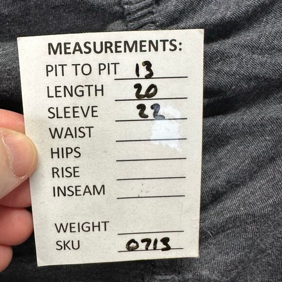 We The Free Gray Long Sleeve Stella Ruching Bodice Too Womens Small Free People - Picture 11 of 11